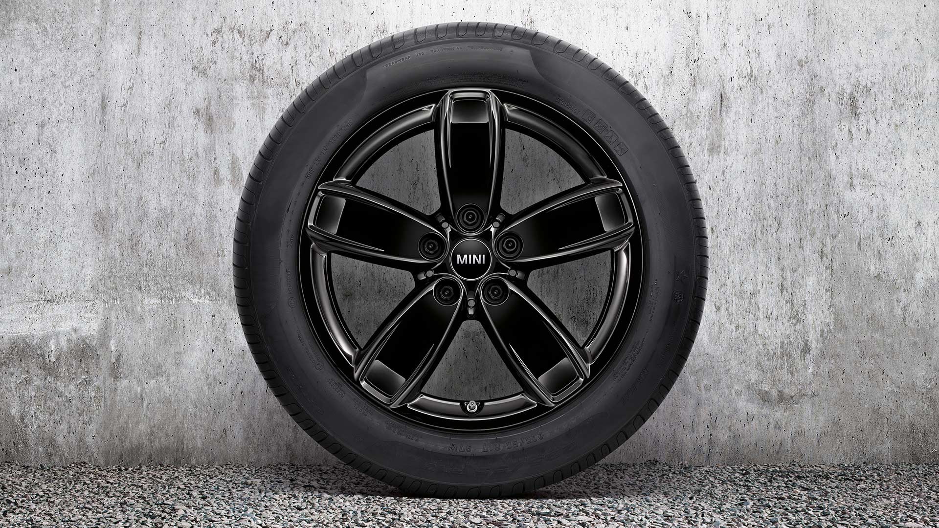 17'' CHANNEL SPOKE  – 531 STYLE  – JET BLACK